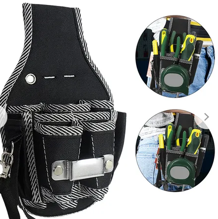 Elektriker Taille Tasche Werkzeug Tasche Mehrschicht Gürtel Schraubendreher Bags 